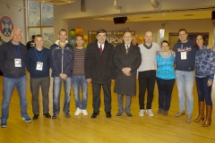 Civic Reception, CEV 2016 European Championships - U19 Women's Finals, University of Edinburgh Centre for Sport and Exercise, Sun 3 Apr 2016. © Michael McConville http://www.volleyballphotos.co.uk/2016/CEVFIVB/SCD-U19W/Ceremony