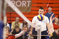 South Ayrshire 1 v 2 City of Edinburgh (25-22, 24-26, 8-15), 2018 U18 Boys Scottish Cup, University of Edinburgh Centre for Sport and Exercise, Sun 22nd Apr 2018. © Michael McConville  https://www.volleyballphotos.co.uk/2018/SCO/Junior-SVL/2018-04-22-Mens-U18-Cup-Final