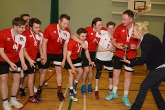 Men's SVL Division 1 League Presentation, Coatbridge High School, Sun 29th Apr 2018. © Michael McConville https://www.volleyballphotos.co.uk/2018/SCO/SVL/2018-04-29-SVL-Presentations