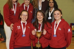 Women's SVL Premier League Presentation, Coatbridge High School, Sun 29th Apr 2018. © Michael McConville https://www.volleyballphotos.co.uk/2018/SCO/SVL/2018-04-29-SVL-Presentations