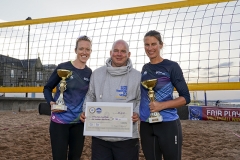 2018 BVS Scottish Tour Championship Finals, Portobello, Edinburgh, Sat 25th Aug 2018. © Michael McConville. View more photos at: https://www.volleyballphotos.co.uk/2018/SCO/Beach/2018-08-25-BVS-Finals