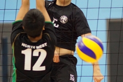 North West England 0 v 2 Northern Ireland (11, 2), 2018 Flying Scots International Invitational, Boys 3rd/4th Playoff, University of St Andrews Sports Centre, Sun 2nd Sep 2018. © Michael McConville. View more photos at:  https://www.volleyballphotos.co.uk/2018/SCO/NT/U20M/2018-09-02-flying-scots