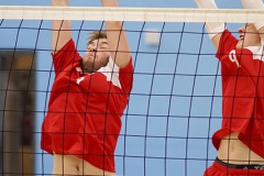 Flying Scots East 2 v 1 Flying Scots West (25-9, 24-26, 15-7), 2018 Flying Scots International Invitational, Boys Final, University of St Andrews Sports Centre, Sun 2nd Sep 2018. © Michael McConville. View more photos at: https://www.volleyballphotos.co.uk/2018/SCO/NT/U20M/2018-09-02-flying-scots