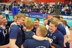 City of Glasgow Ragazzi 1 v 3 City of Edinburgh (23-25, 23-25, 25-22, 22-25), 2019 Men's Scottish Cup Final, University of Edinburgh Centre for Sport and Exercise, Sat 13th Apr 2019. © Michael McConville. Action photos available at: https://www.volleyballphotos.co.uk/2019-Galleries/SCO/National-Cups/2019-04-13-Mens-Cup-Final