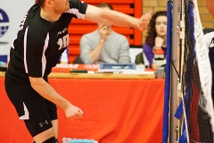 Glasgow Mets 3 v 0 Lenzie (25-21, 25-22, 29-27), 2019 Men's Scottish Plate Final, University of Edinburgh Centre for Sport and Exercise, Sat 13th Apr 2019. © Michael McConville. View more photos at: https://www.volleyballphotos.co.uk/2019-Galleries/SCO/National-Cups/2019-04-13-Mens-Plate-Final