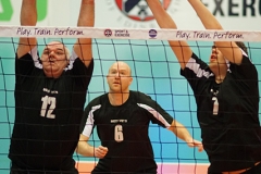 Glasgow Mets 3 v 0 Lenzie (25-21, 25-22, 29-27), 2019 Men's Scottish Plate Final, University of Edinburgh Centre for Sport and Exercise, Sat 13th Apr 2019. © Michael McConville. View more photos at: https://www.volleyballphotos.co.uk/2019-Galleries/SCO/National-Cups/2019-04-13-Mens-Plate-Final