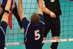 Glasgow Mets 3 v 0 Lenzie (25-21, 25-22, 29-27), 2019 Men's Scottish Plate Final, University of Edinburgh Centre for Sport and Exercise, Sat 13th Apr 2019. © Michael McConville. View more photos at: https://www.volleyballphotos.co.uk/2019-Galleries/SCO/National-Cups/2019-04-13-Mens-Plate-Final