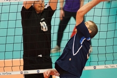 Glasgow Mets 3 v 0 Lenzie (25-21, 25-22, 29-27), 2019 Men's Scottish Plate Final, University of Edinburgh Centre for Sport and Exercise, Sat 13th Apr 2019. © Michael McConville. View more photos at: https://www.volleyballphotos.co.uk/2019-Galleries/SCO/National-Cups/2019-04-13-Mens-Plate-Final