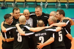 Glasgow Mets 3 v 0 Lenzie (25-21, 25-22, 29-27), 2019 Men's Scottish Plate Final, University of Edinburgh Centre for Sport and Exercise, Sat 13th Apr 2019. © Michael McConville. View more photos at: https://www.volleyballphotos.co.uk/2019-Galleries/SCO/National-Cups/2019-04-13-Mens-Plate-Final