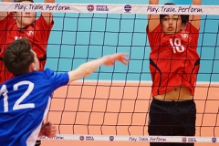 City of Edinburgh 2 v 0 Volleyball Aberdeen (27-25, 25-22), 2019 U16 Boys Scottish Cup Final, University of Edinburgh Centre for Sport and Exercise, Sun 14th Apr 2019. © Michael McConville  https://www.volleyballphotos.co.uk/2019-Galleries/SCO/Junior-SVL/2019-04-14-Boys-U16