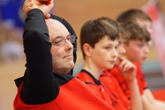 City of Edinburgh 2 v 0 Volleyball Aberdeen (27-25, 25-22), 2019 U16 Boys Scottish Cup Final, University of Edinburgh Centre for Sport and Exercise, Sun 14th Apr 2019. © Michael McConville  https://www.volleyballphotos.co.uk/2019-Galleries/SCO/Junior-SVL/2019-04-14-Boys-U16