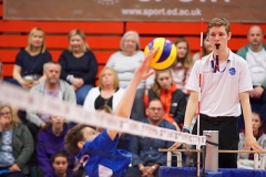 City of Edinburgh 2 v 0 Volleyball Aberdeen (27-25, 25-22), 2019 U16 Boys Scottish Cup Final, University of Edinburgh Centre for Sport and Exercise, Sun 14th Apr 2019. © Michael McConville  https://www.volleyballphotos.co.uk/2019-Galleries/SCO/Junior-SVL/2019-04-14-Boys-U16