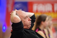 Caledonia West 1 v 2 City of Edinburgh (13-25, 25-23, 4-15), 2019 U18 Girls Scottish Cup Final, University of Edinburgh Centre for Sport and Exercise, Sun 14th Apr 2019. © Michael McConville  https://www.volleyballphotos.co.uk/2019-Galleries/SCO/Junior-SVL/2019-04-14-Girls-U18