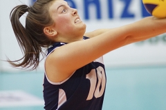 Caledonia West 1 v 2 City of Edinburgh (13-25, 25-23, 4-15), 2019 U18 Girls Scottish Cup Final, University of Edinburgh Centre for Sport and Exercise, Sun 14th Apr 2019. © Michael McConville  https://www.volleyballphotos.co.uk/2019-Galleries/SCO/Junior-SVL/2019-04-14-Girls-U18