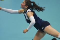 Caledonia West 1 v 2 City of Edinburgh (13-25, 25-23, 4-15), 2019 U18 Girls Scottish Cup Final, University of Edinburgh Centre for Sport and Exercise, Sun 14th Apr 2019. © Michael McConville  https://www.volleyballphotos.co.uk/2019-Galleries/SCO/Junior-SVL/2019-04-14-Girls-U18