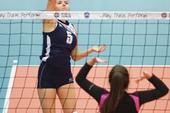 Caledonia West 1 v 2 City of Edinburgh (13-25, 25-23, 4-15), 2019 U18 Girls Scottish Cup Final, University of Edinburgh Centre for Sport and Exercise, Sun 14th Apr 2019. © Michael McConville  https://www.volleyballphotos.co.uk/2019-Galleries/SCO/Junior-SVL/2019-04-14-Girls-U18