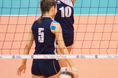 Caledonia West 1 v 2 City of Edinburgh (13-25, 25-23, 4-15), 2019 U18 Girls Scottish Cup Final, University of Edinburgh Centre for Sport and Exercise, Sun 14th Apr 2019. © Michael McConville  https://www.volleyballphotos.co.uk/2019-Galleries/SCO/Junior-SVL/2019-04-14-Girls-U18