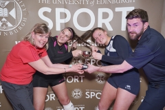 Caledonia West 1 v 2 City of Edinburgh (13-25, 25-23, 4-15), 2019 U18 Girls Scottish Cup Final, University of Edinburgh Centre for Sport and Exercise, Sun 14th Apr 2019. © Michael McConville  https://www.volleyballphotos.co.uk/2019-Galleries/SCO/Junior-SVL/2019-04-14-Girls-U18